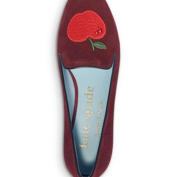NWT* Kate Spade Apple Loafers - Picture 6 of 7